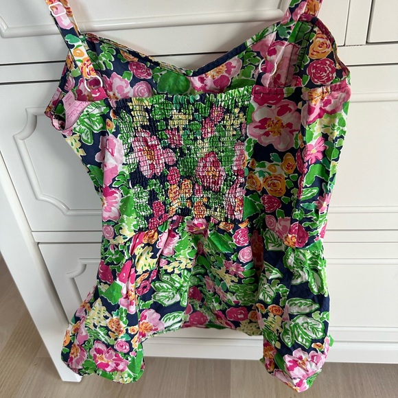 RARE Lily Pulitzer Gardenia Tank Size 6 Pre-Owned - Picture 2 of 6